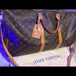 Louis Vuitton duffle bag size 55